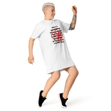 Load image into Gallery viewer, Neck problems healing message t-shirt dress
