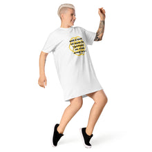 Load image into Gallery viewer, Belching healing message t-shirt dress
