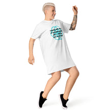 Load image into Gallery viewer, Goiter (Thyroid) healing message T-shirt dress
