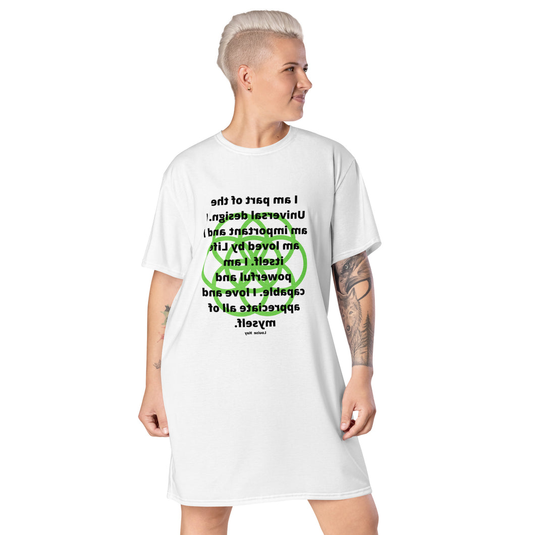 AIDS healing message t-shirt dress