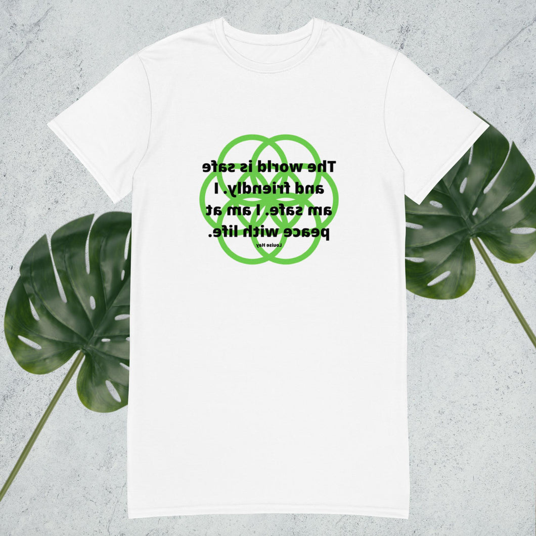 Allergy healing message t-shirt dress