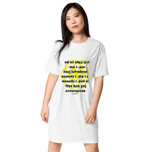 Load image into Gallery viewer, Anorexia healing message t-shirt dress
