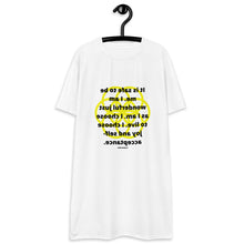 Load image into Gallery viewer, Anorexia healing message t-shirt dress
