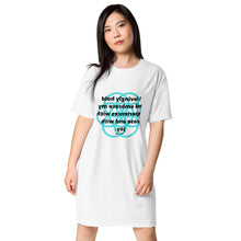 Load image into Gallery viewer, Arm(s) healing message t-shirt dress
