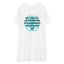 Load image into Gallery viewer, Arm(s) healing message t-shirt dress
