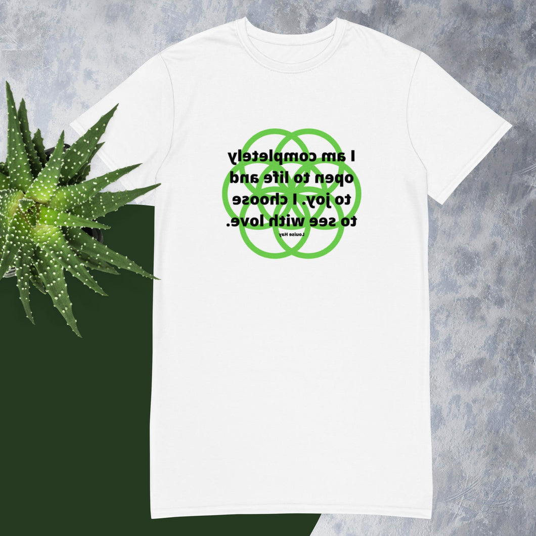 Arteriosclerosis healing message T-shirt dress