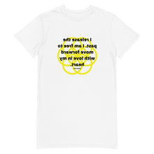 Load image into Gallery viewer, Back (middle) healing message t-shirt dress
