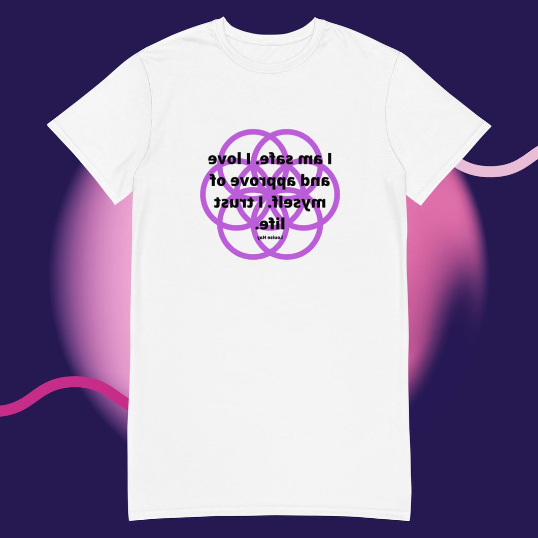 Baldness healing message t-shirt dress