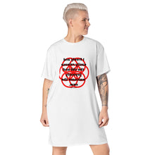 Load image into Gallery viewer, Bowels problems healing message t-shirt dress
