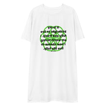 Load image into Gallery viewer, Breathing Problems (Asphyxiating Attacks, Hyperventilation) healing message t-shirt dress

