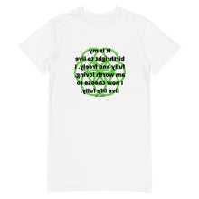 Load image into Gallery viewer, Breathing Problems (Asphyxiating Attacks, Hyperventilation) healing message t-shirt dress
