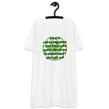 Load image into Gallery viewer, Breathing Problems (Asphyxiating Attacks, Hyperventilation) healing message t-shirt dress
