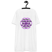Load image into Gallery viewer, Bruises (Ecchymoses) healing message t-shirt dress
