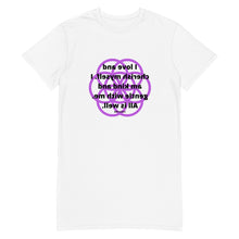 Load image into Gallery viewer, Bruises (Ecchymoses) healing message t-shirt dress
