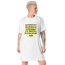 Load image into Gallery viewer, Bulimia healing message t-shirt dress
