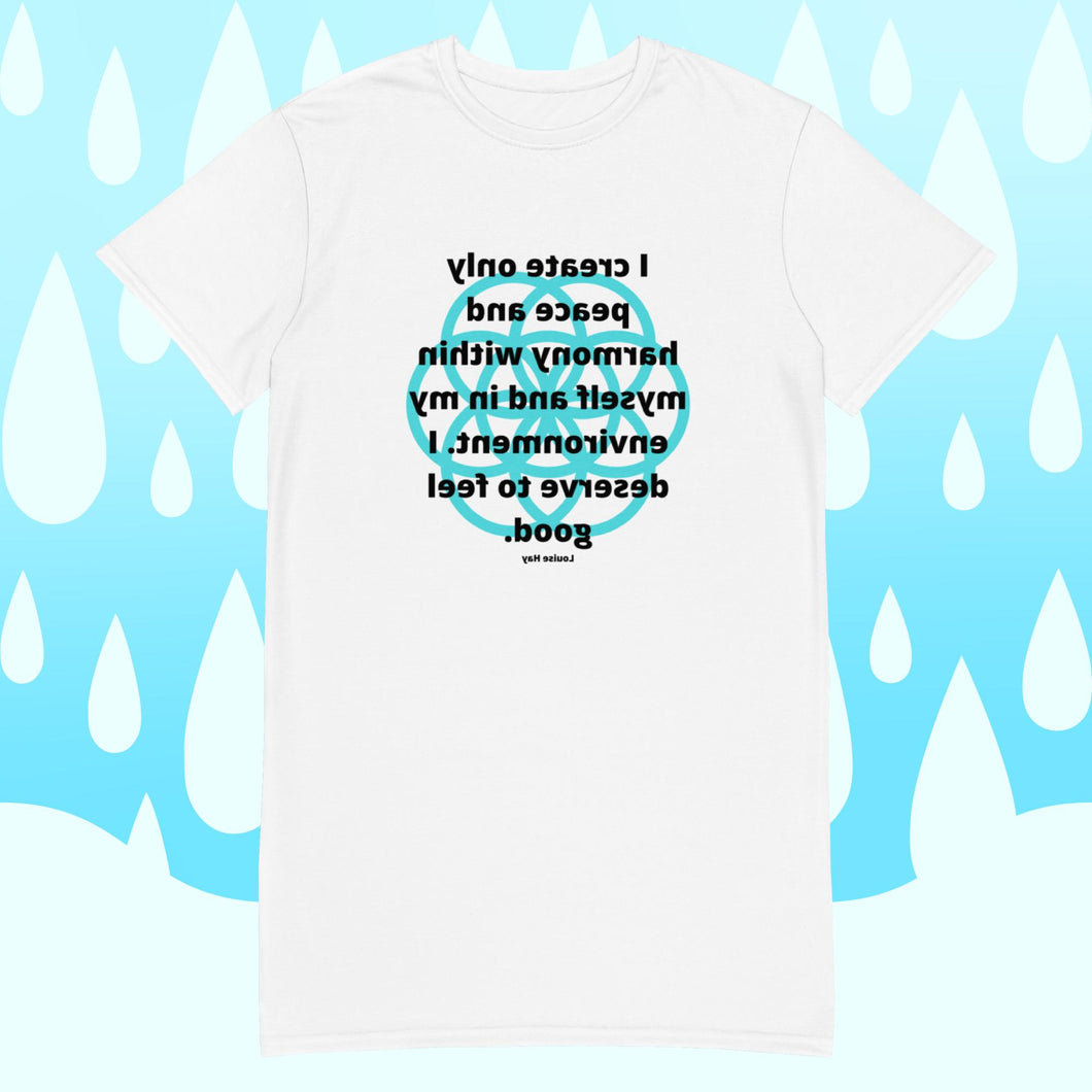 Burns healing message t-shirt dress