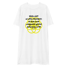 Load image into Gallery viewer, Colic healing message t-shirt dress
