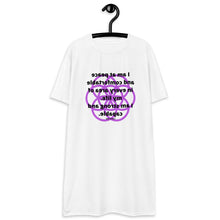 Load image into Gallery viewer, Gray hair healing message t-shirt dress
