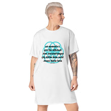 Load image into Gallery viewer, Hand problems healing message t-shirt dress
