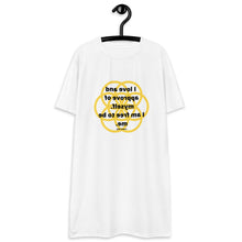 Load image into Gallery viewer, Hernia healing message t-shirt dress
