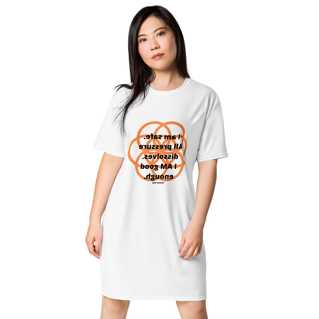 Hyperactivity healing message t-shirt dress