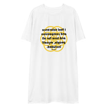 Load image into Gallery viewer, Jaundice (Liver Problems) healing message T-shirt dress
