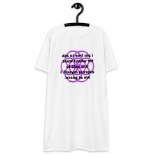 Load image into Gallery viewer, Laryngitis healing message t-shirt dress
