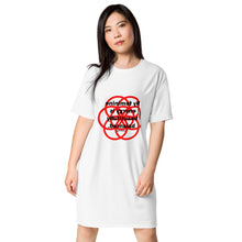 Load image into Gallery viewer, Left side of body problems healing message t-shirt dress
