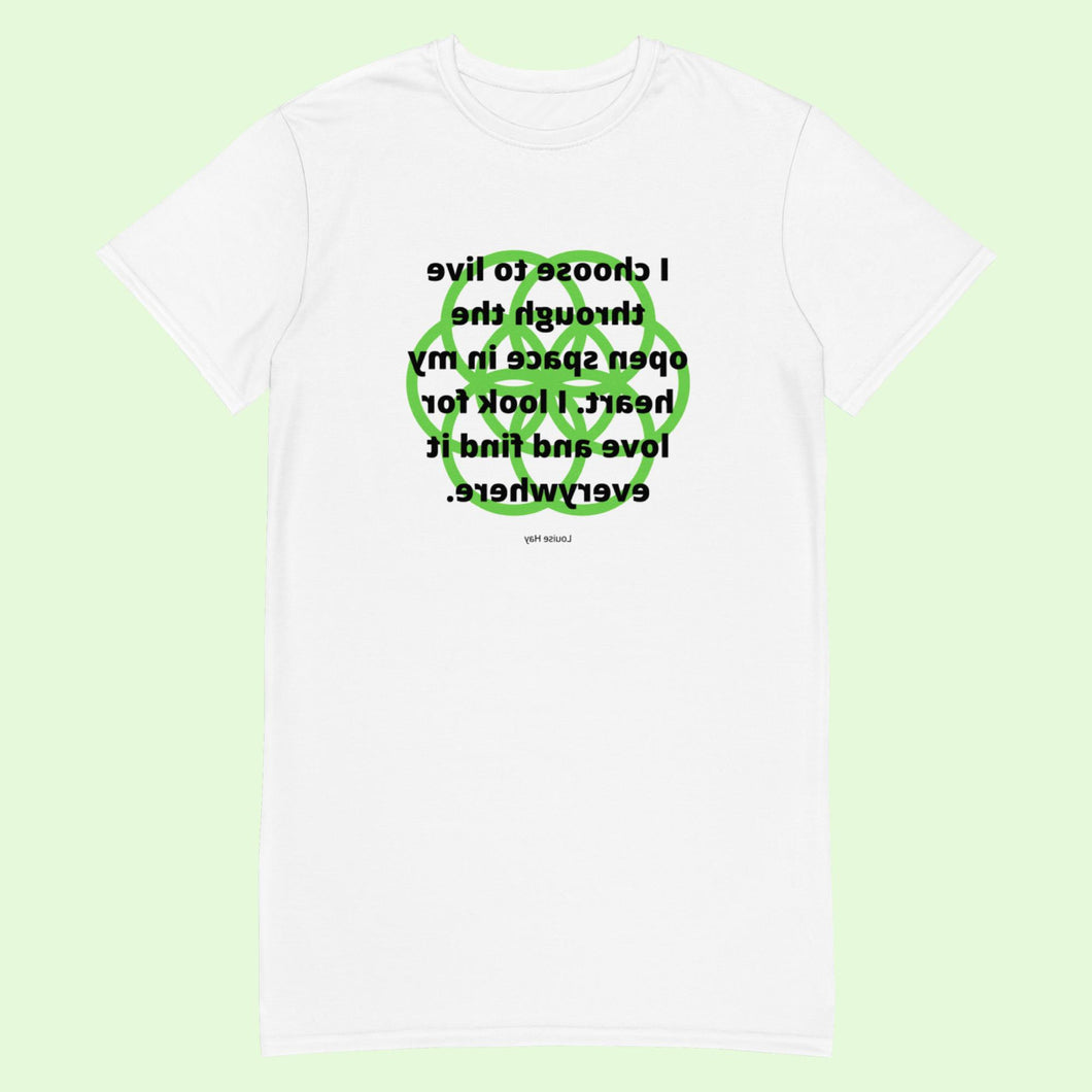 Liver Problems healing message t-shirt dress