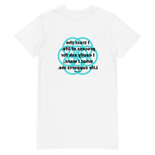 Load image into Gallery viewer, Lockjaw problems healing message T-shirt dress
