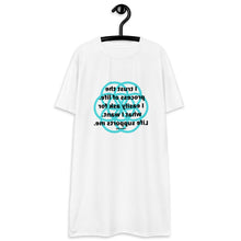 Load image into Gallery viewer, Lockjaw problems healing message T-shirt dress
