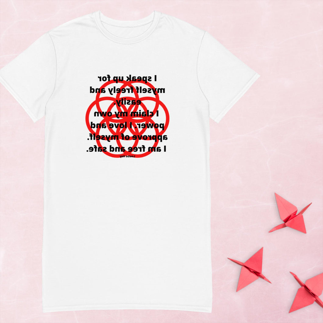 Lupus (Erythematosus) healing message t-shirt dress