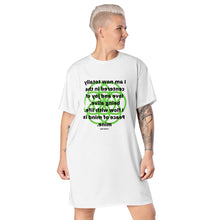 Load image into Gallery viewer, Lymph Problems healing message t-shirt dress
