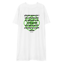 Load image into Gallery viewer, Lymph Problems healing message t-shirt dress
