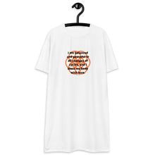 Load image into Gallery viewer, Menopause problems healing message T-shirt dress
