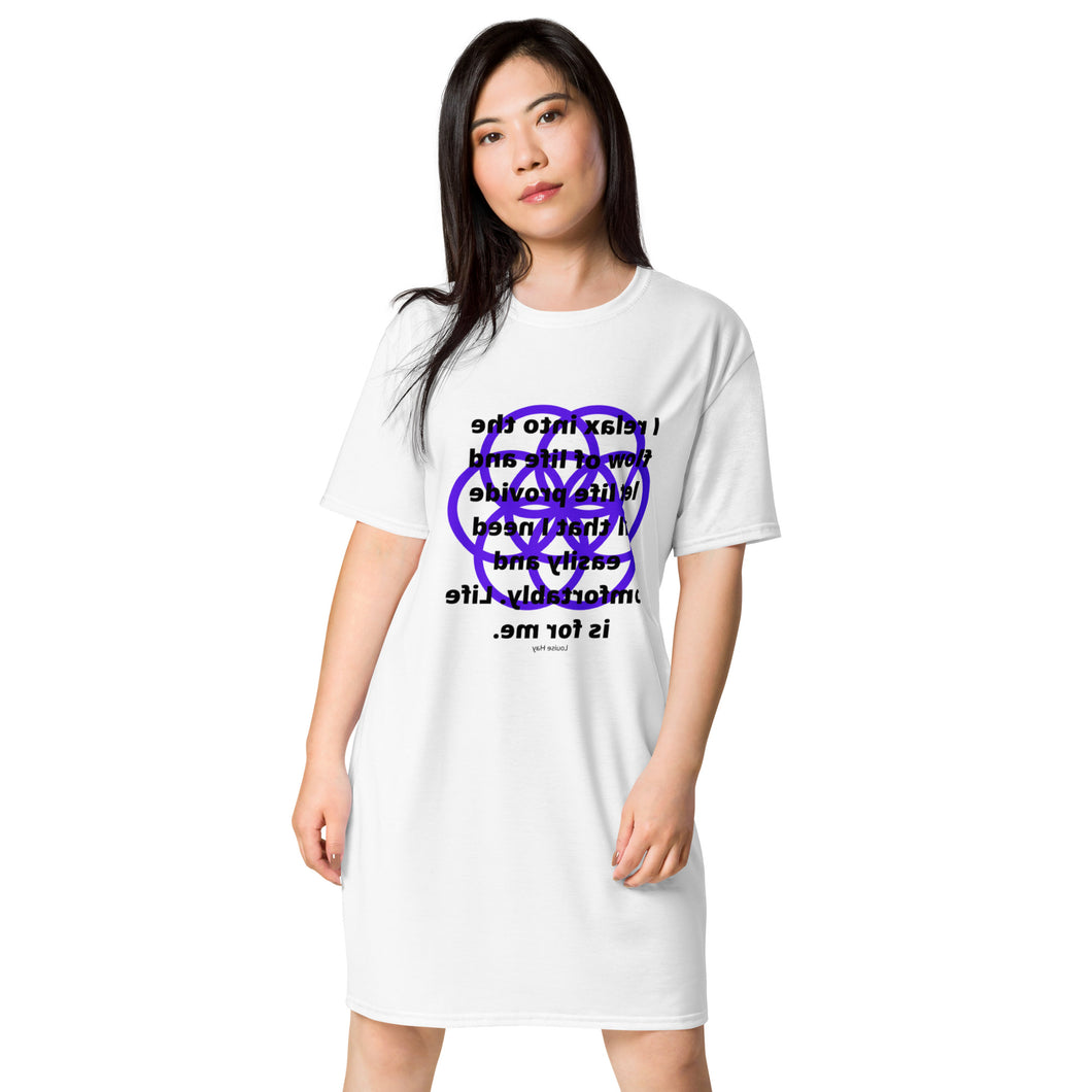 Migraine healing message t-shirt dress