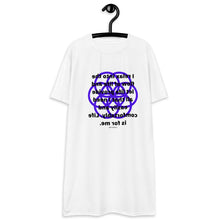 Load image into Gallery viewer, Migraine healing message t-shirt dress
