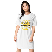 Load image into Gallery viewer, Nausea healing message T-shirt dress
