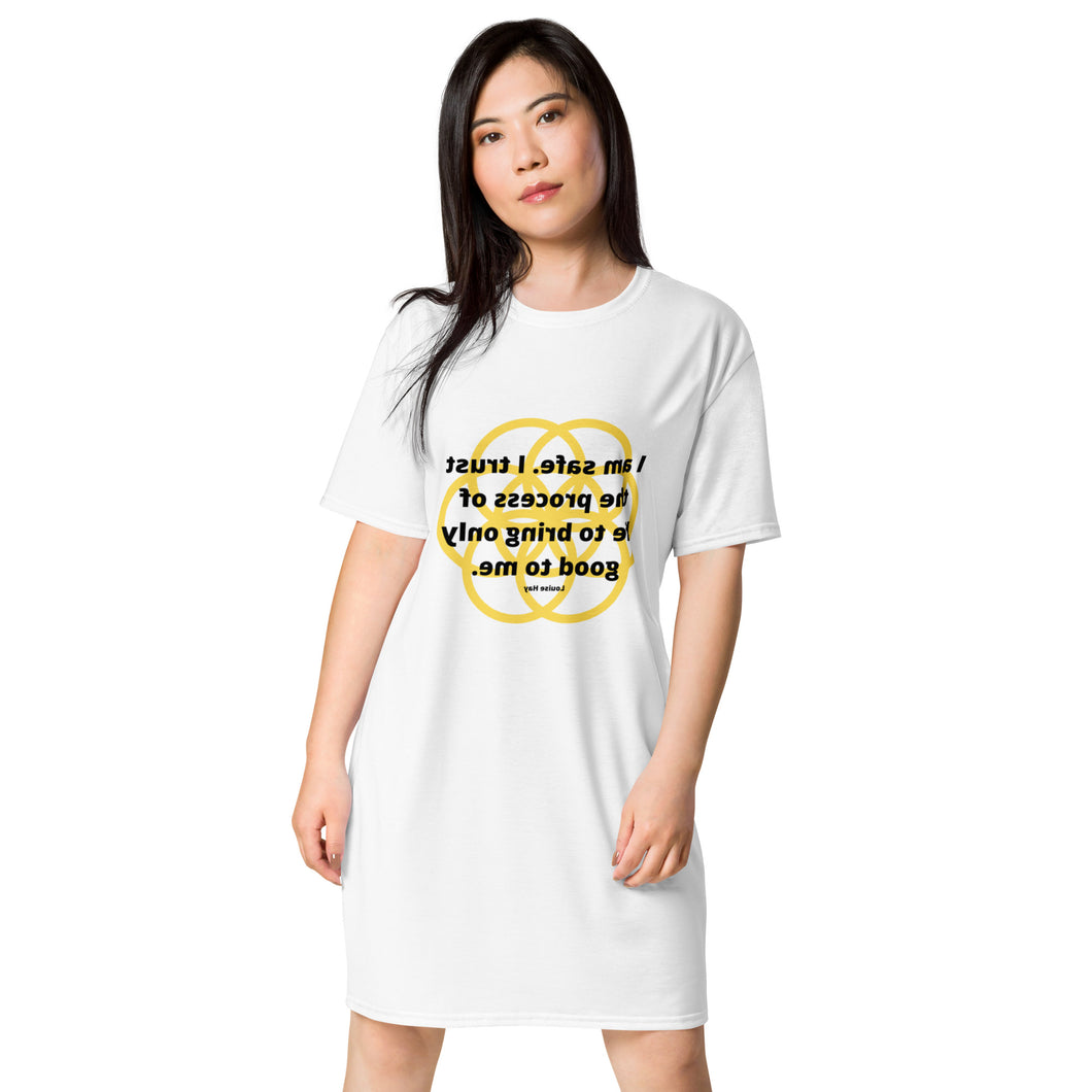 Nausea healing message T-shirt dress