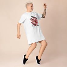 Load image into Gallery viewer, Neck problems healing message t-shirt dress
