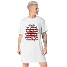 Load image into Gallery viewer, Neck problems healing message t-shirt dress
