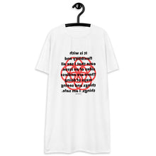 Load image into Gallery viewer, Neck problems healing message t-shirt dress
