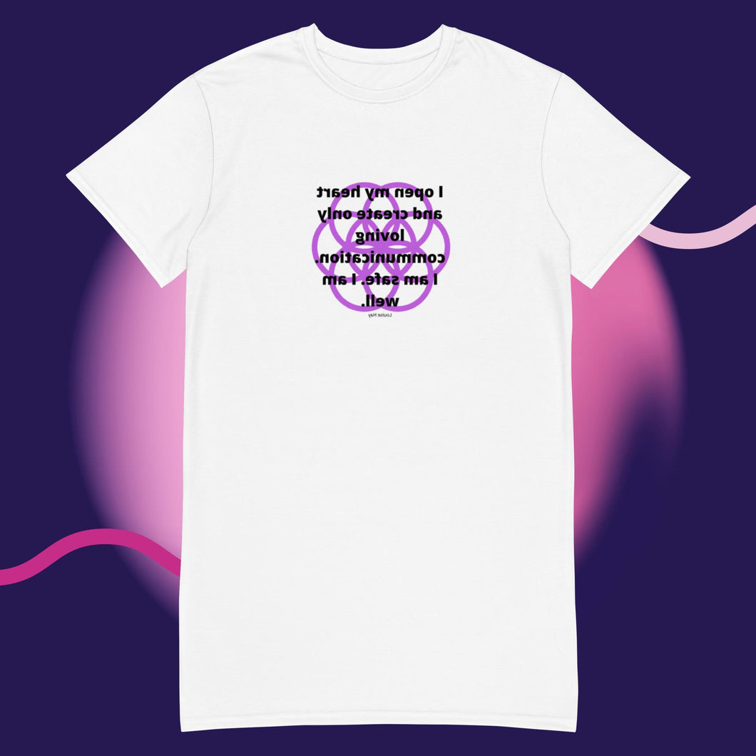 Nervous breakdown healing message T-shirt dress