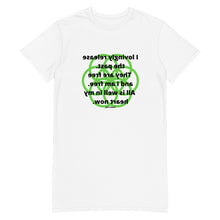 Load image into Gallery viewer, Pain healing message t-shirt dress

