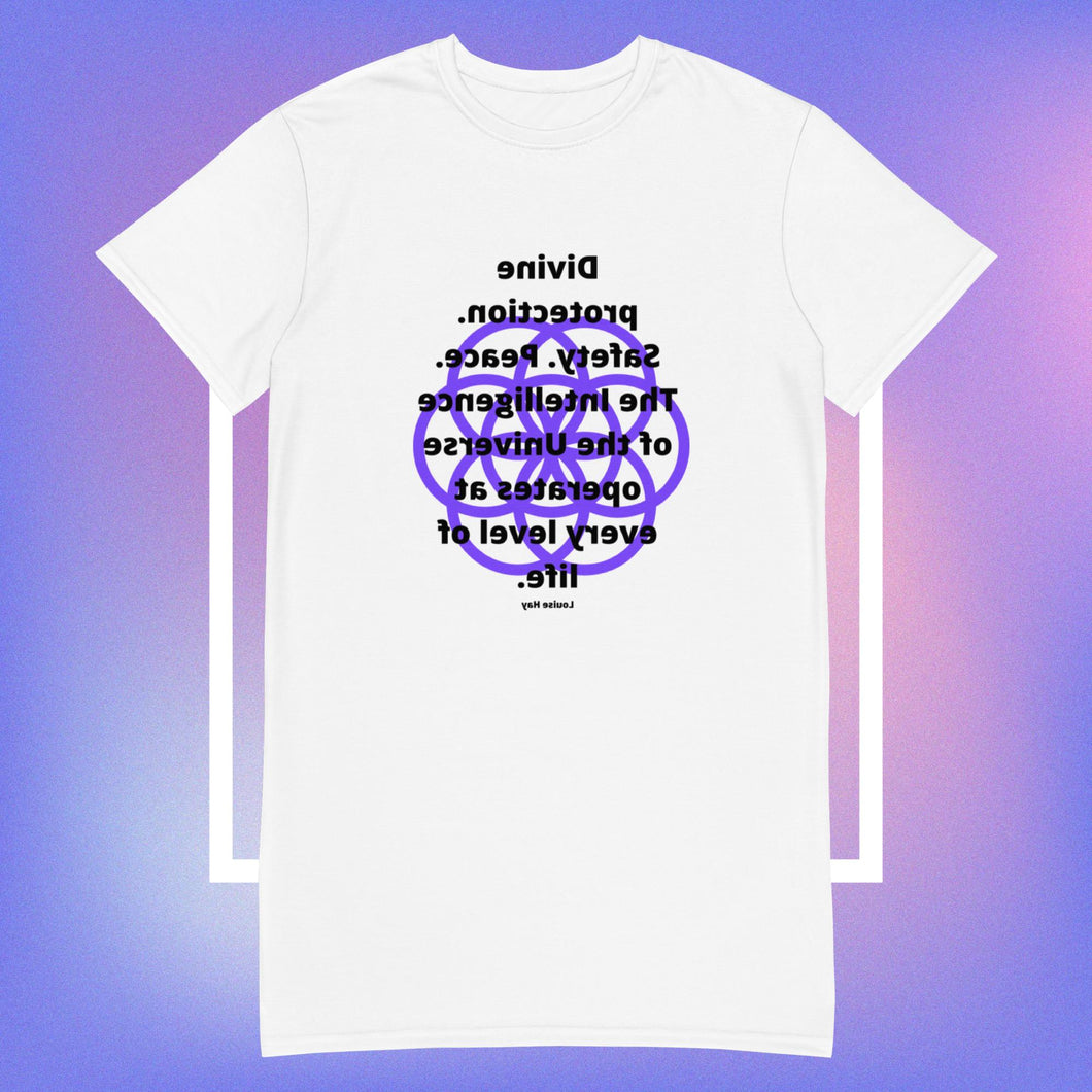Senility healing message T-shirt dress