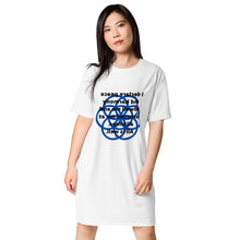 Load image into Gallery viewer, Sinus problems healing message T-shirt dress
