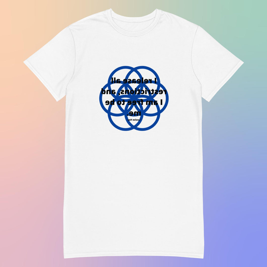 Sore throat healing message T-shirt dress