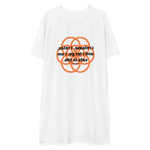 Load image into Gallery viewer, Spasm healing message T-shirt dress
