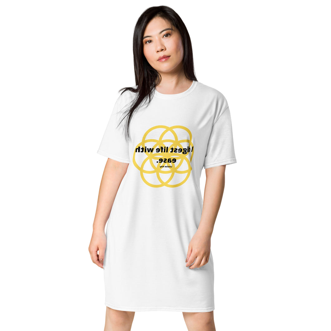 Stomach problems healing message T-shirt dress