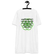 Load image into Gallery viewer, Tumors healing message T-shirt dress
